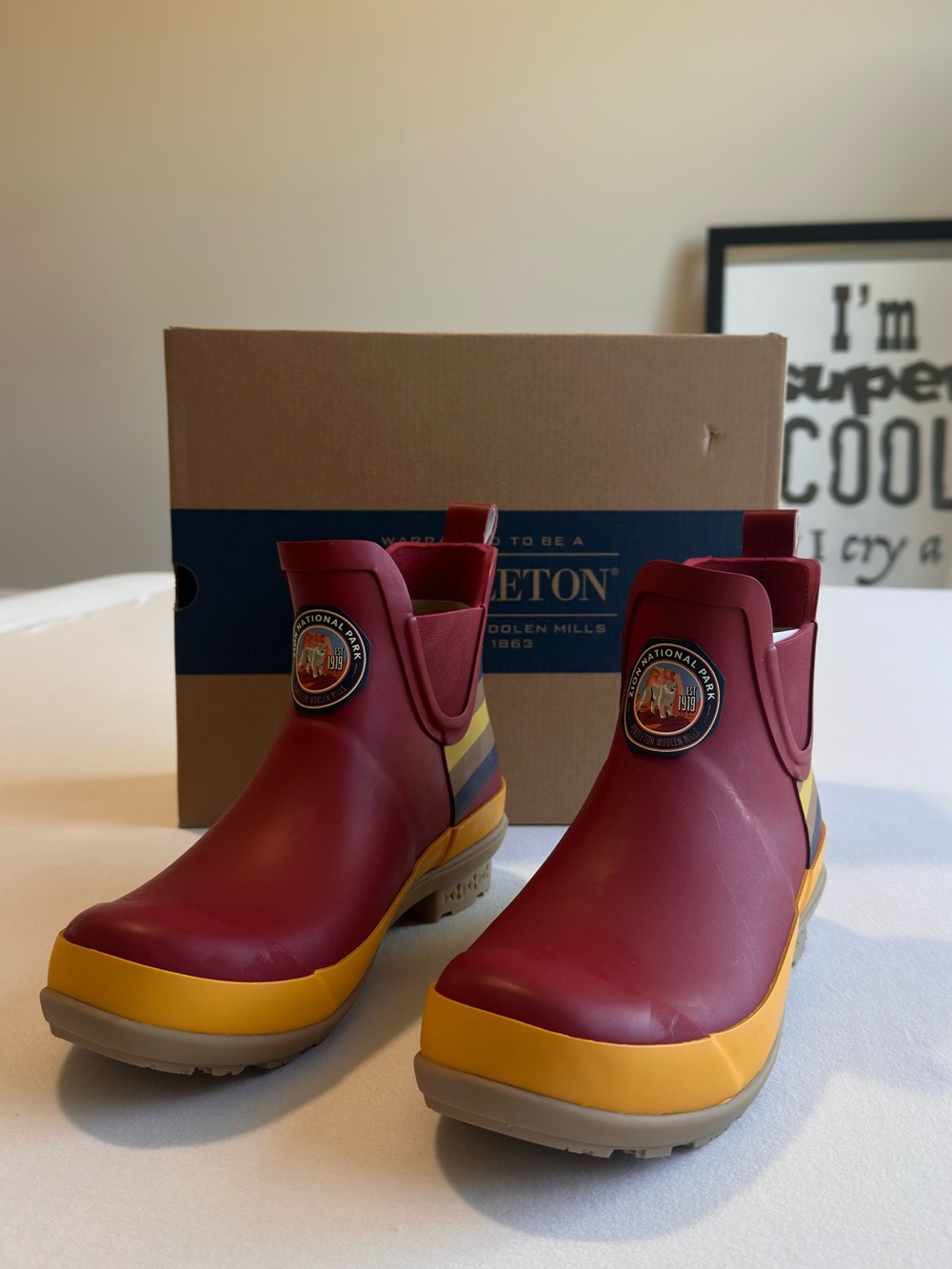 Pendleton Womens Zion National Park Chelsea Rain Boots - Picture 2 of 5